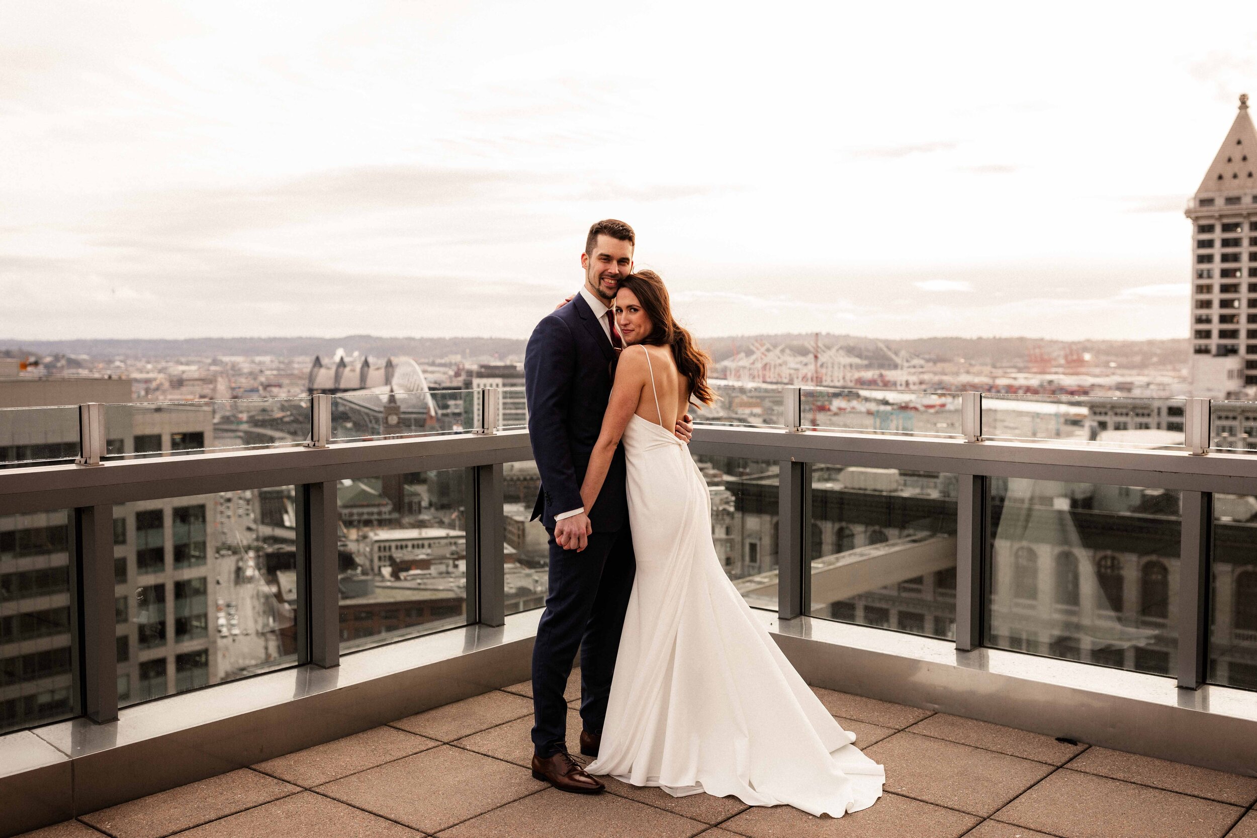 Pioneer Square Downtown Seattle Elopement